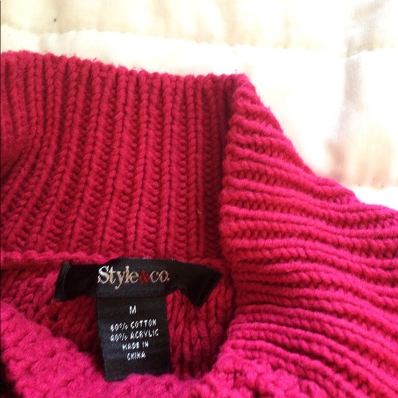 In Style Fushia Cardigan - Picture 4 of 4